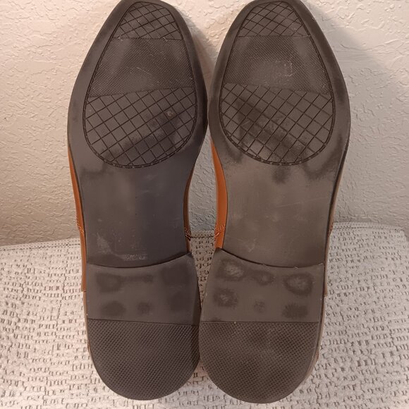 Alfani men's 'Ashton' brown faux leather dress boots sz 13 Medium - Picture 9 of 12